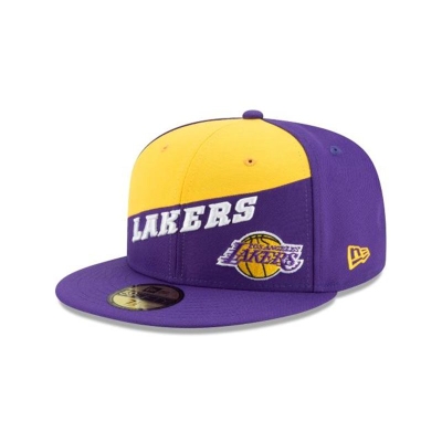 Sapca New Era Los Angeles Lakers NBA Color Split 59FIFTY Fitted - Violet